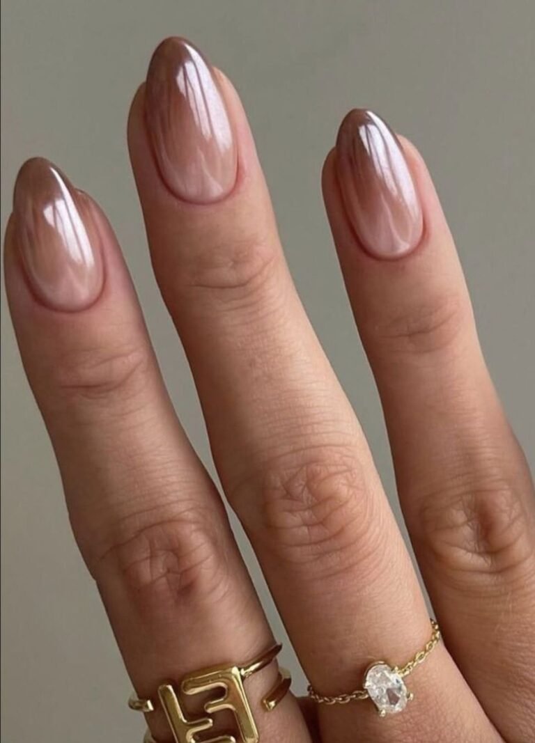 Image of Creamy Ombre fall Nails