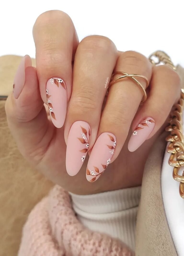 Clear Image featuring muted beige and brown flowers painted delicately on neutral bases. 