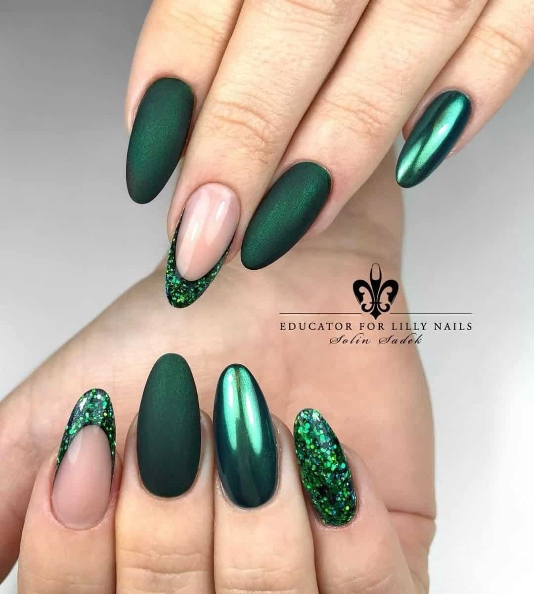 The Greens (Chrome, Glitter, French & Matte)